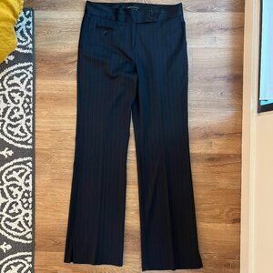 Vintage blue pinstripe BCBG Max Azria wool dress pants